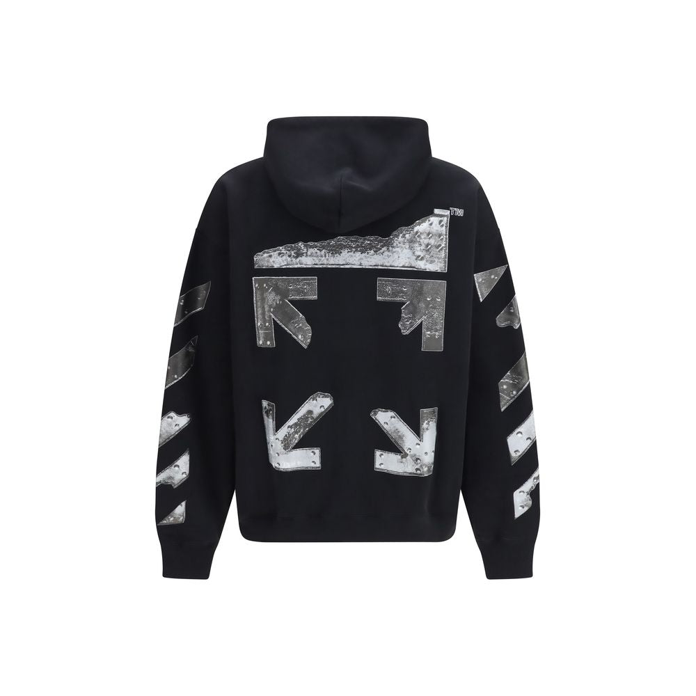 Off-White Schwarzes Baumwoll-Sweatshirt