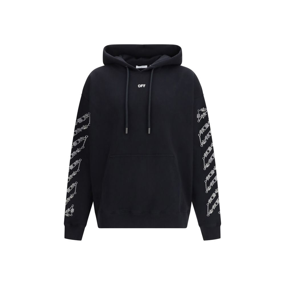 Off-White Schwarzes Baumwoll-Sweatshirt