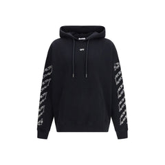 Off-White Schwarzes Baumwoll-Sweatshirt