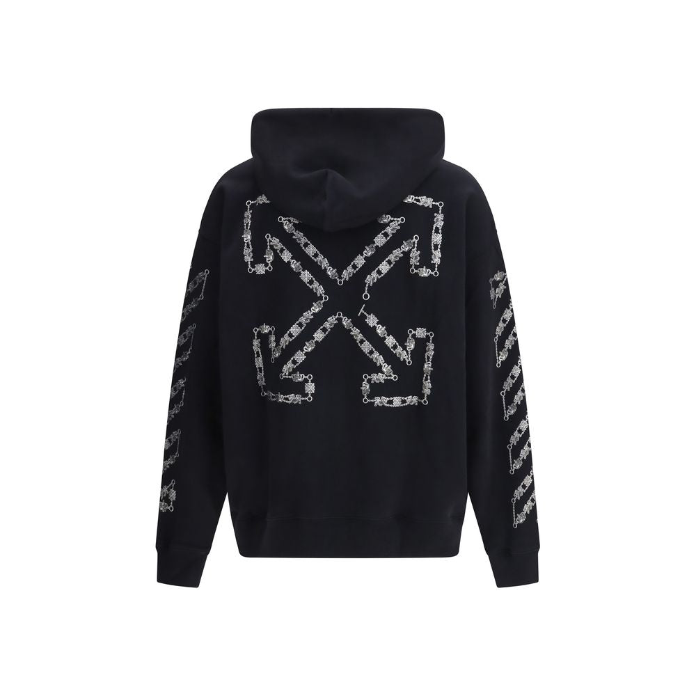 Off-White Schwarzes Baumwoll-Sweatshirt
