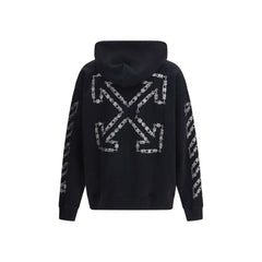 Off-White Schwarzes Baumwoll-Sweatshirt