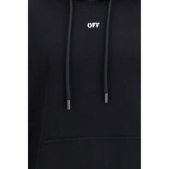 Off-White Schwarzes Baumwoll-Sweatshirt