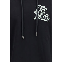 Off-White Black Cotton Sweatshirt