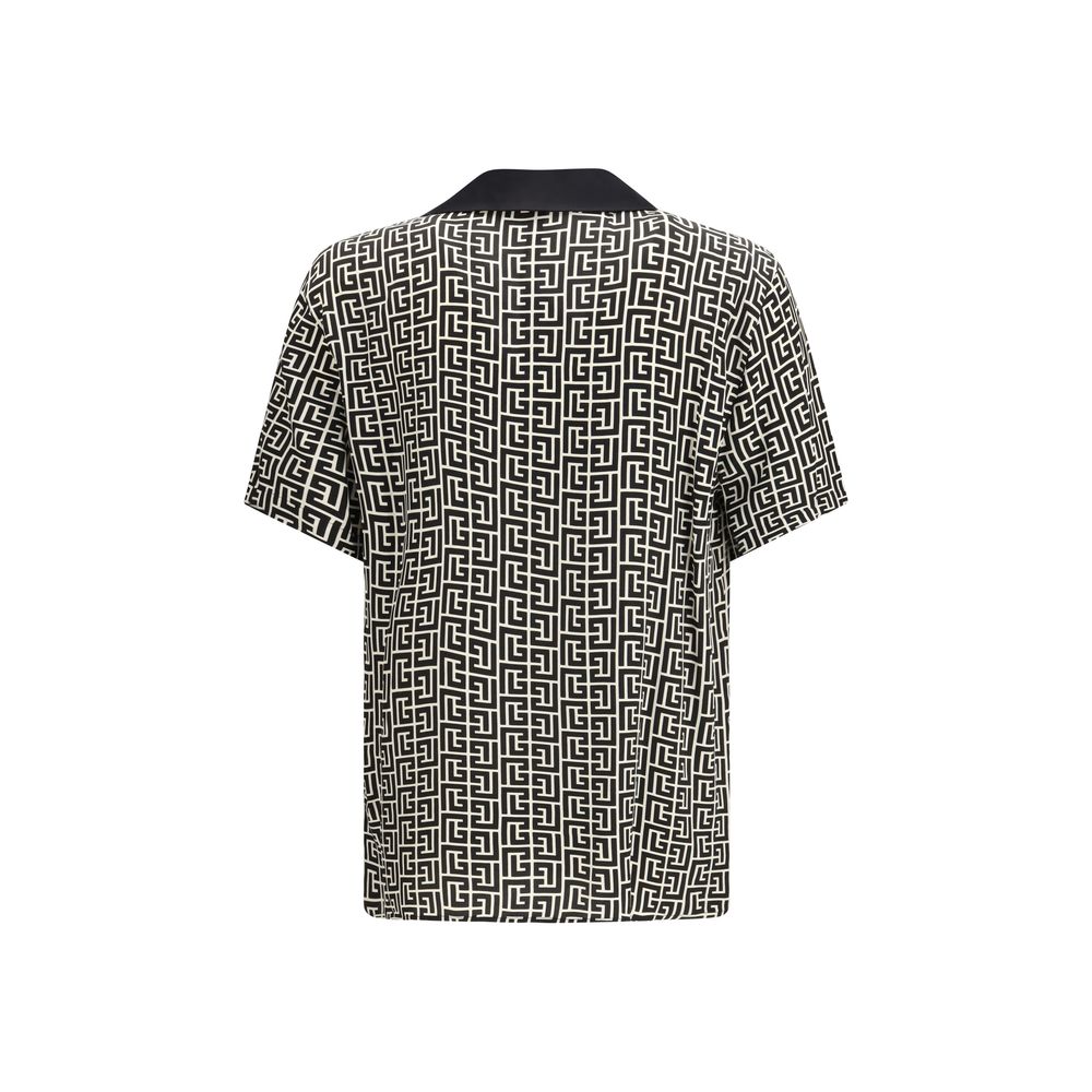 Balmain Mehrfarbiges Viskose-Top als Schlafbekleidung