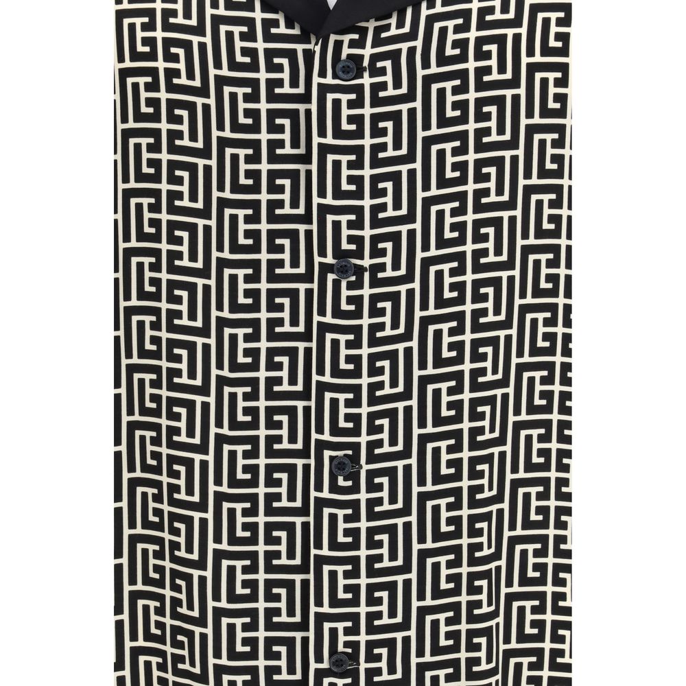 Balmain Mehrfarbiges Viskose-Top als Schlafbekleidung