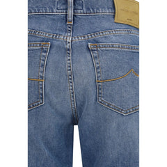 Jacob Cohen Blauwe Katoenen Straight-Leg Jeans