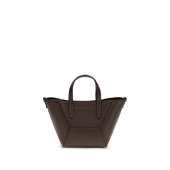 Brunello Cucinelli Bordeaux Kalfsleren Bos Taurus Schoudertas