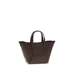 Brunello Cucinelli Bordeaux Kalfsleren Bos Taurus Schoudertas