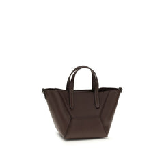 Brunello Cucinelli Bordeaux Kalfsleren Bos Taurus Schoudertas