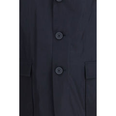 Thom Browne blauwe polyester jas