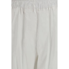 The Latest White Lyocell Casual Pants