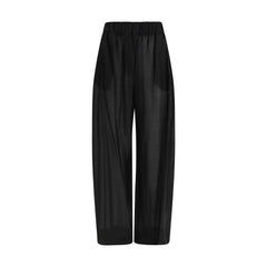 De nieuwste zwarte casual broek van lyocell