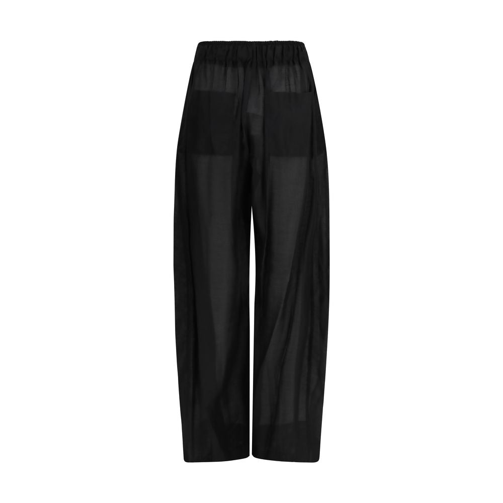 De nieuwste zwarte casual broek van lyocell