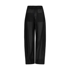 De nieuwste zwarte casual broek van lyocell