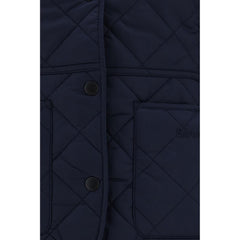 Barbour blauw polyamide lange jas