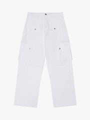 Rhude Beige Leinen-Cargohose