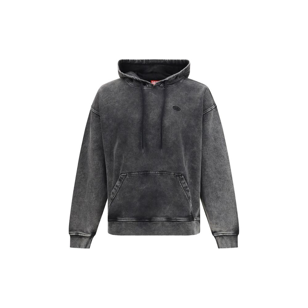 Diesel schwarzes Baumwoll-Sweatshirt