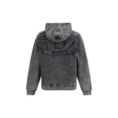 Diesel schwarzes Baumwoll-Sweatshirt