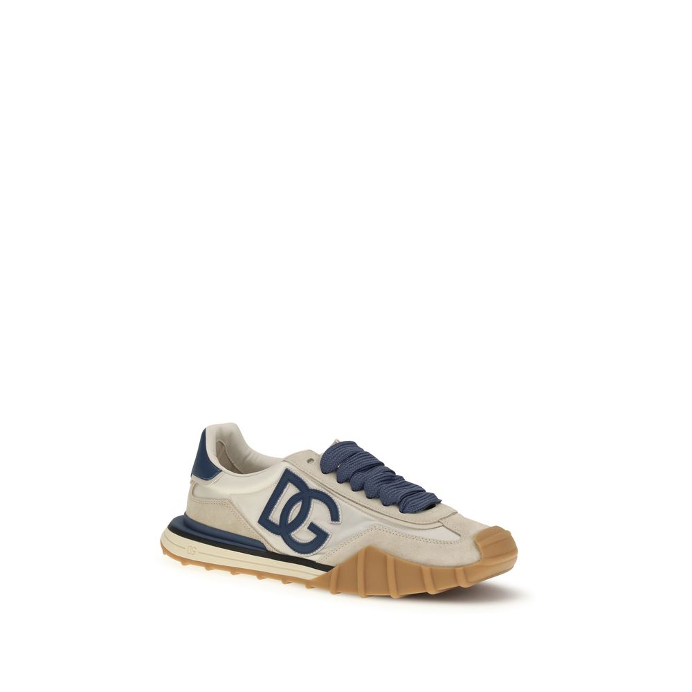 Dolce & Gabbana Multicolor Kalbsleder Bos Taurus Sportschuhe