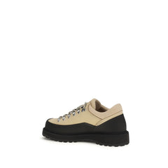 Diemme Beige Kalbsleder Bos Taurus Schnürstiefel