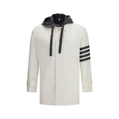 Thom Browne Wit Polyamide Sweatshirt