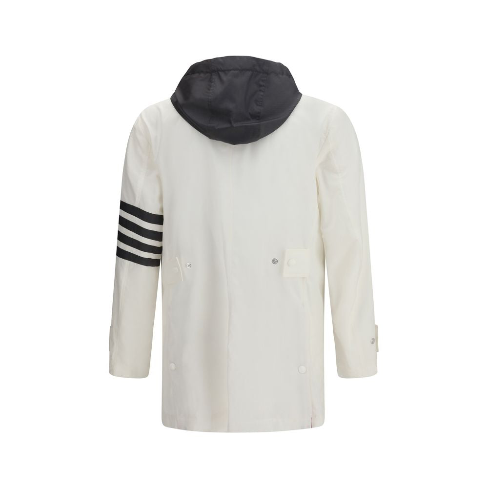 Thom Browne Wit Polyamide Sweatshirt