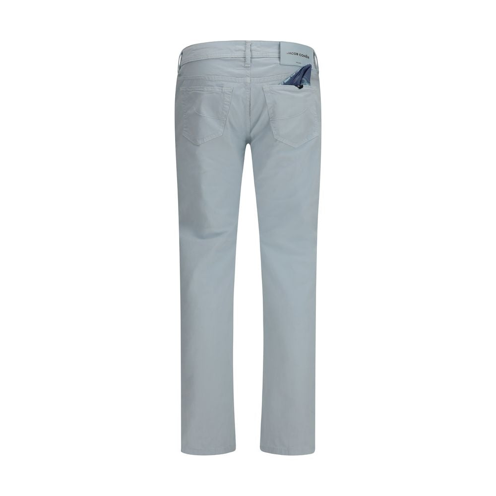 Jacob Cohen Blaue Baumwollhose