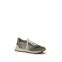 Brunello Cucinelli Bicolor Polyester Athletic Sneakers