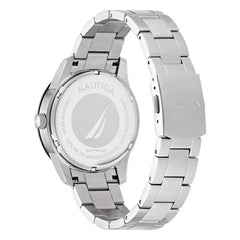 NAUTICA Graue Edelstahl-Dresswatch