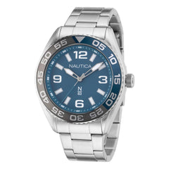 NAUTICA Graue Edelstahl-Dresswatch