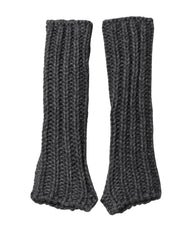 Dolce & Gabbana Grijze Acryl Gebreide Vingerloze Armwarmers