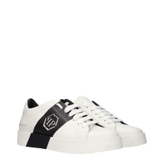 Philipp Plein witte leren sneakers