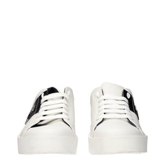 Philipp Plein witte leren sneakers