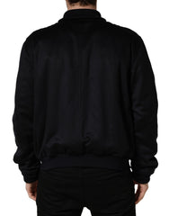 Dolce & Gabbana Schwarze Kaschmir-Strickjacke mit Knöpfen