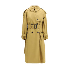 Burberry Trenchcoat aus beigem Polyester