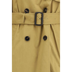 Burberry Trenchcoat aus beigem Polyester