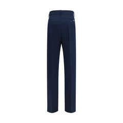 Ferragamo blauwe katoenen chinobroek