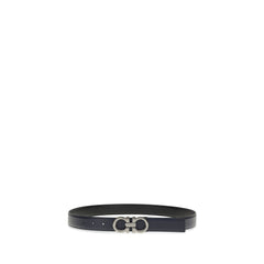 Ferragamo Blue Calf Leather Bos Taurus Regular Belt