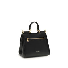 Dolce & Gabbana Zwarte Schoudertas van kalfsleer Bos Taurus