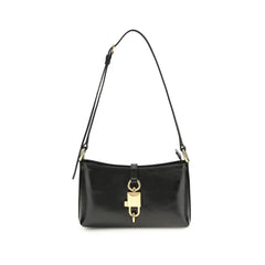 Dolce & Gabbana Schwarze Schultertasche aus Kalbsleder