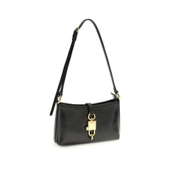 Dolce & Gabbana Schwarze Schultertasche aus Kalbsleder