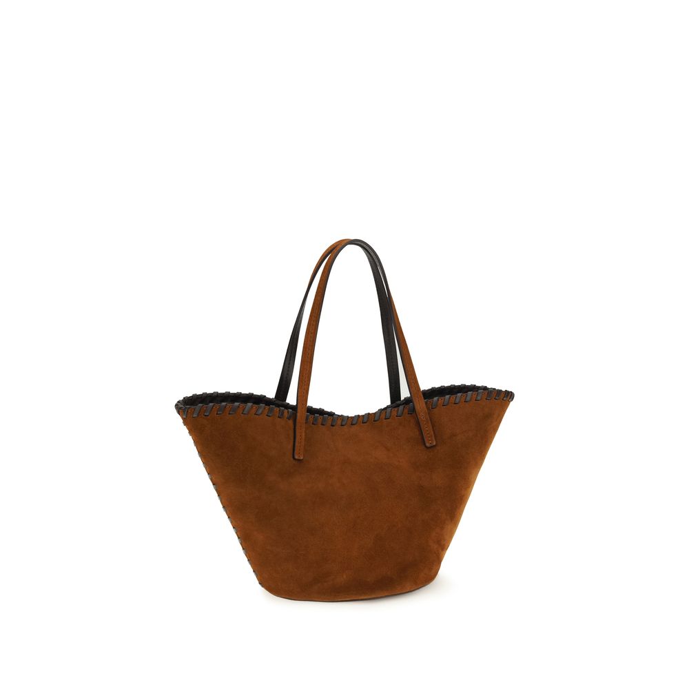 Staud Handtasche aus braunem Kalbsleder (Bos Taurus)