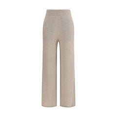 Max Mara Pure Beige Kasjmier Casual Broek