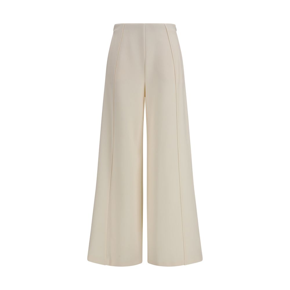 Max Mara Reine Beige Polyamid Flared Hose