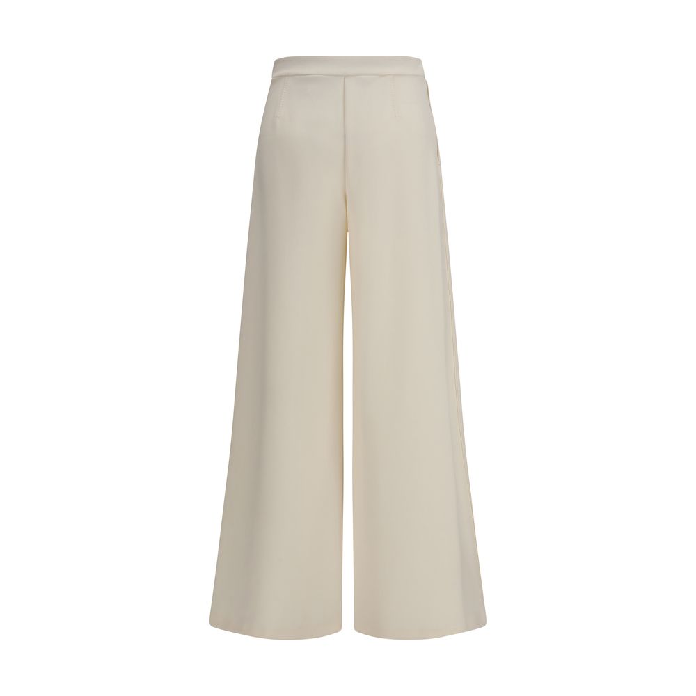 Max Mara Reine Beige Polyamid Flared Hose