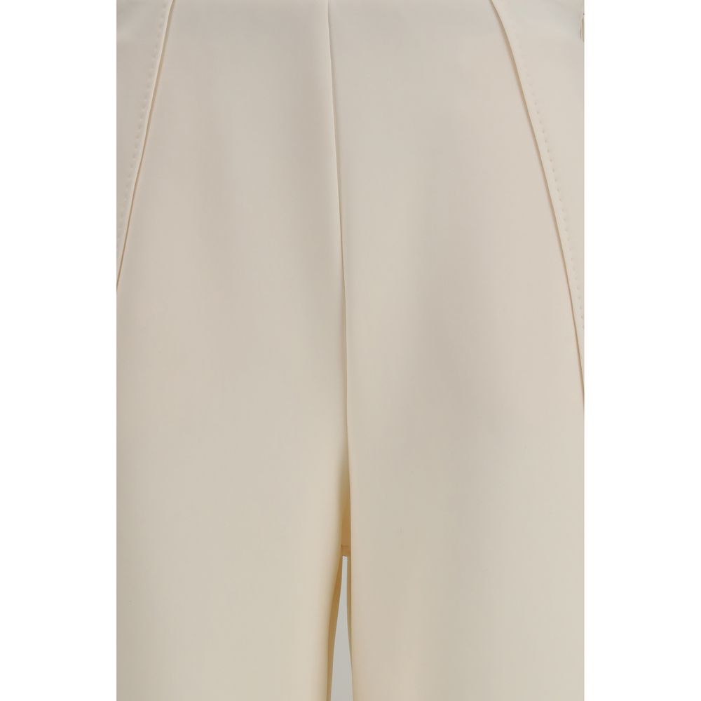 Max Mara Reine Beige Polyamid Flared Hose