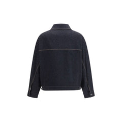 Max Mara Pure Blue Cotton Denim Jacket