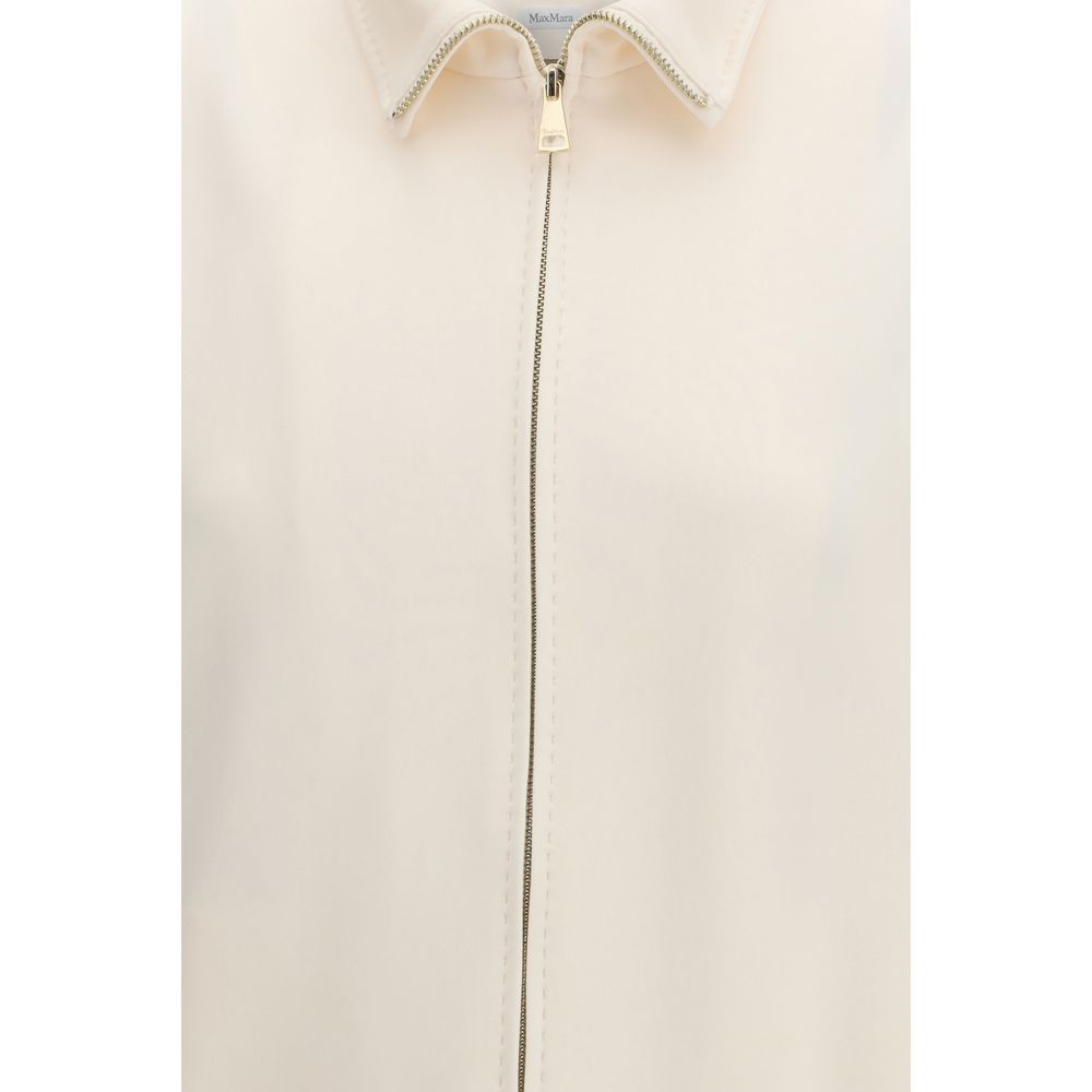 Max Mara Pure Beige Polyamide Shelljack