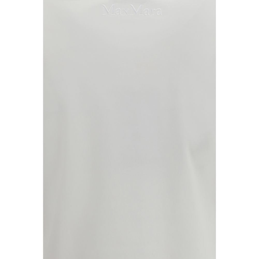 Max Mara Puur Wit Katoenen T-Shirt