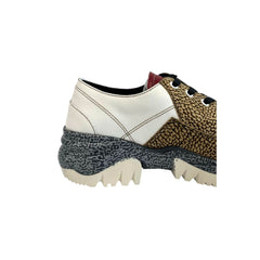 Borbonese Beige Leren Dames Sneaker